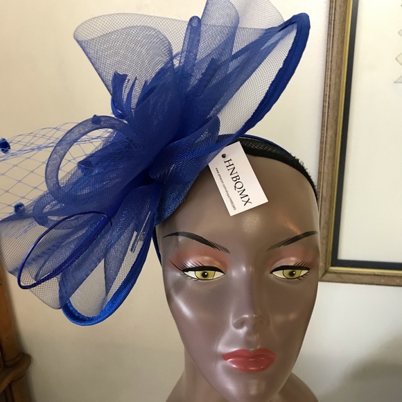 HNBQMX Accessories - Beautiful  Sinamay Fasconator Mesh Net Hats